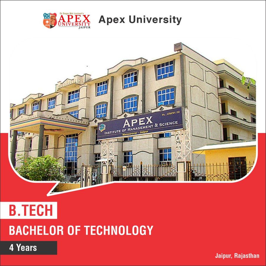 Bachelor of Technology [B.Tech] (CSE) at Apex University, Jaipur
